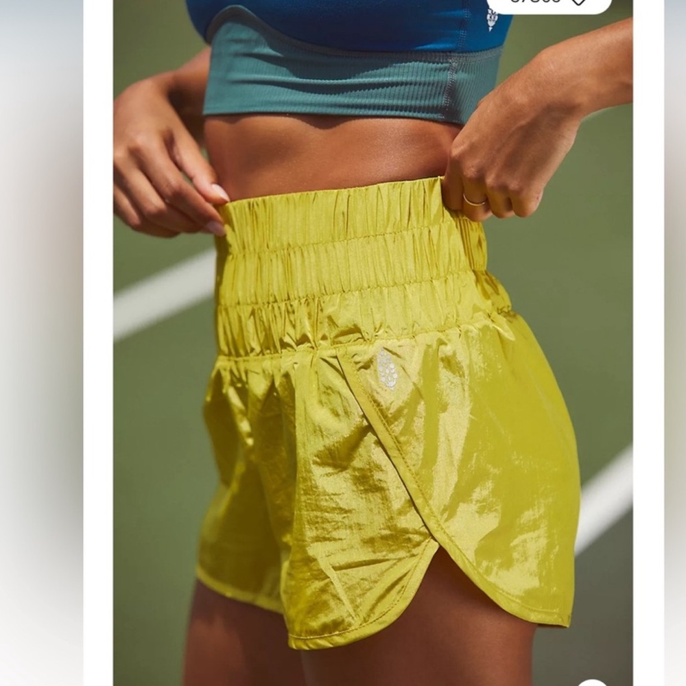 Free People movement neon workout shorts